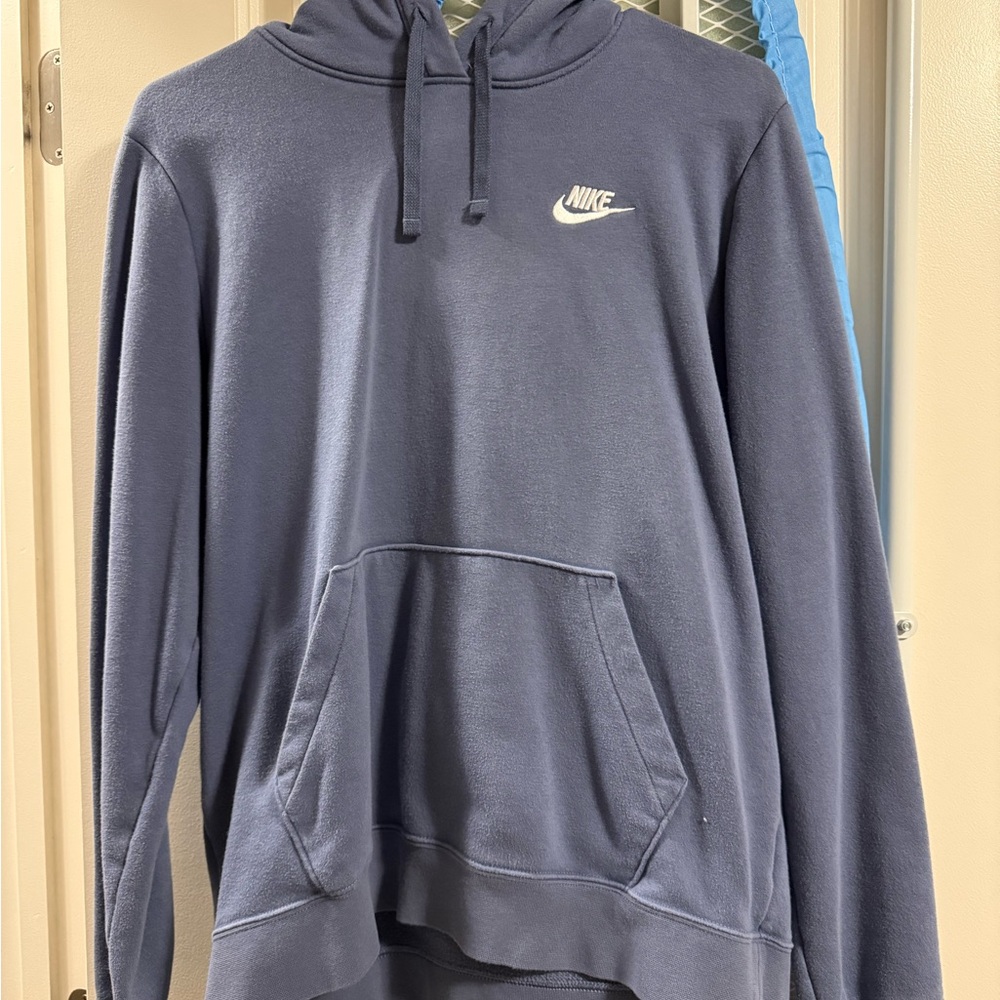Nike Men's Blue Hoodie Sweater